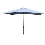 CONCEPT USINE Parasol droit rectangulaire 3 x 2 m gris SPEZIA