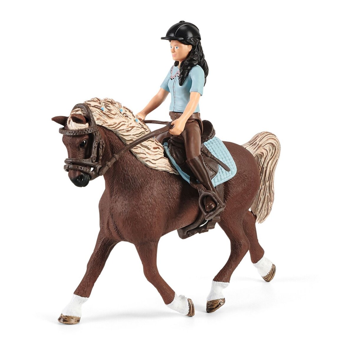 Schleich Figurine - Box de lavage pour chevaux Emily et Luna