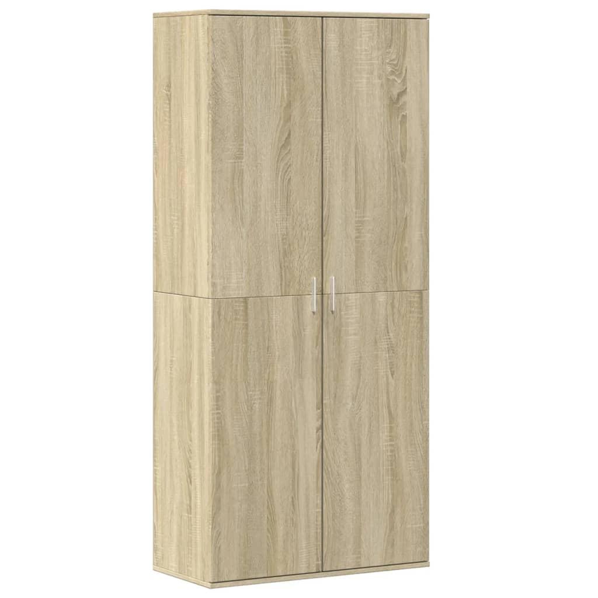 Voir la diapositive 2 : VIDAXL Armoire a chaussures Chene sonoma 80x39x178cm Bois d'ingenierie