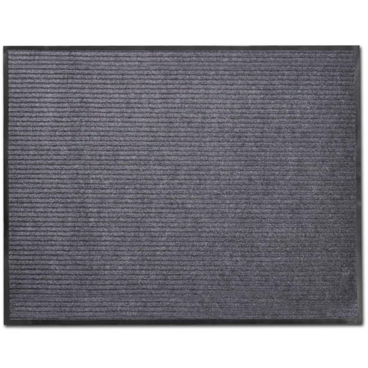 VIDAXL Paillasson PVC Gris 90 x 60 cm