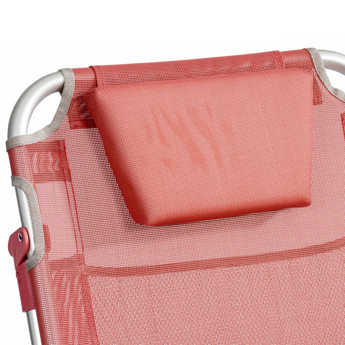 Clic Clac des Plages Fauteuil relax aluminium 4 positions rose CLIC CLAC