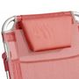 Voir la diapositive 3 : Clic Clac des Plages Fauteuil relax aluminium 4 positions rose CLIC CLAC