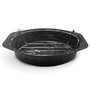 Voir la diapositive 2 : Warmcook Cocotte ovale en acier carbon 38x26cm + grille - 0508+2006