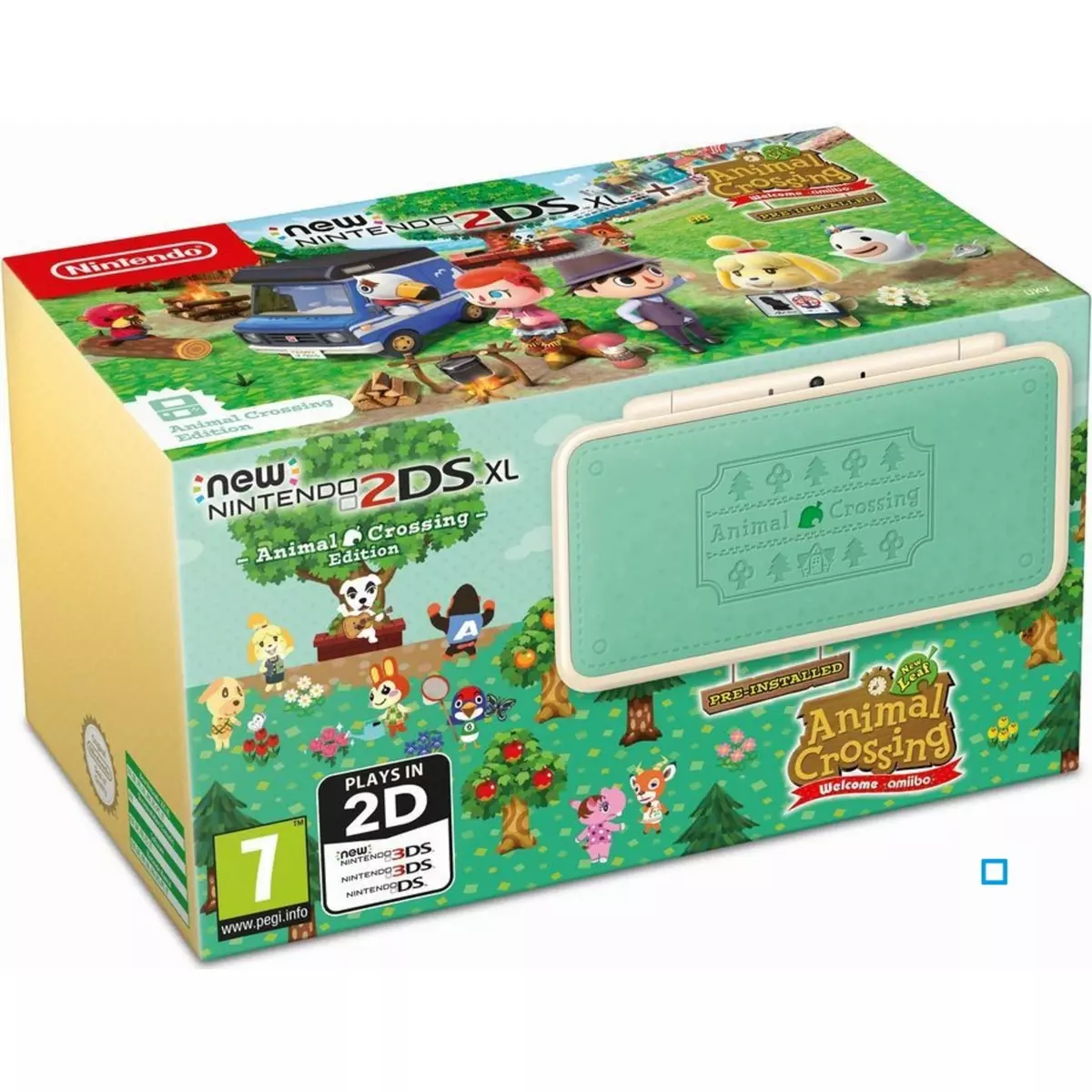 Console Nintendo 2DS XL  Edition Animal Crossing : New Leaf Welcome amiibo