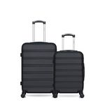 HERO HERO - LOT DE 2 VALISES WEEKEND ET CABINE RENOSO. Coloris disponibles : Gris, Noir, Beige, Bleu, Rose