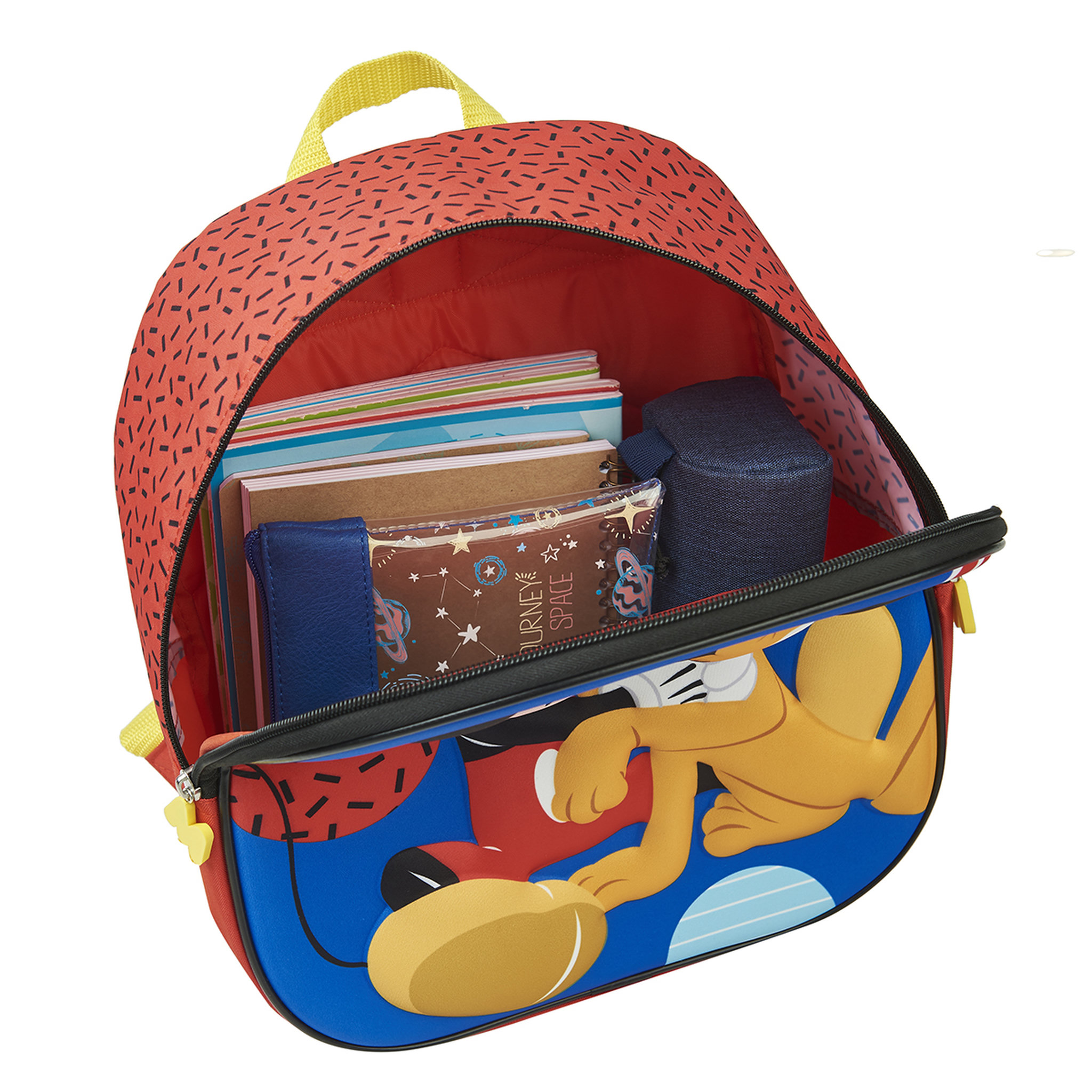Voir la diapositive 4 : DISNEY Sac maternelle bleu 3D Mickey