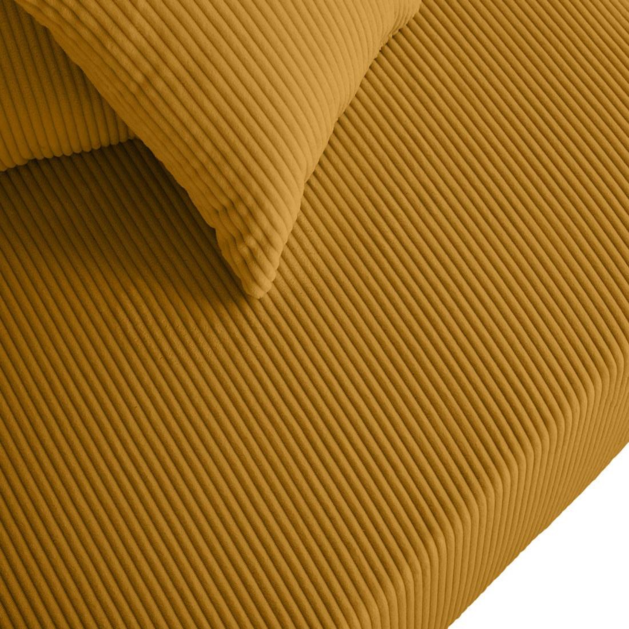 Voir la diapositive 5 : LISA DESIGN Edinburg - canapé modulable d'angle réversible 4 places - en velours côtelé