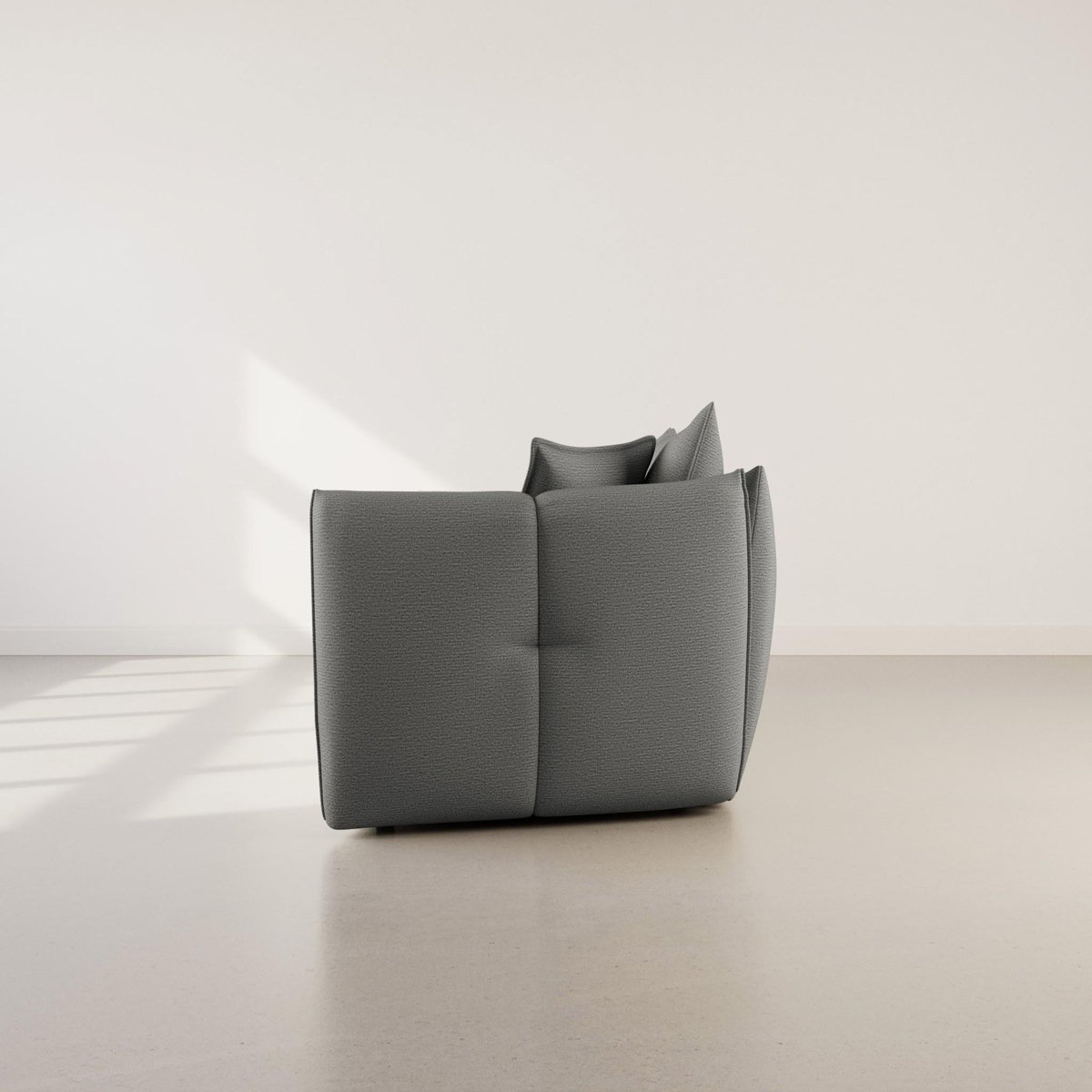 LISA DESIGN Cassiopee - canapé d'angle gauche 4 places en tissu texturé