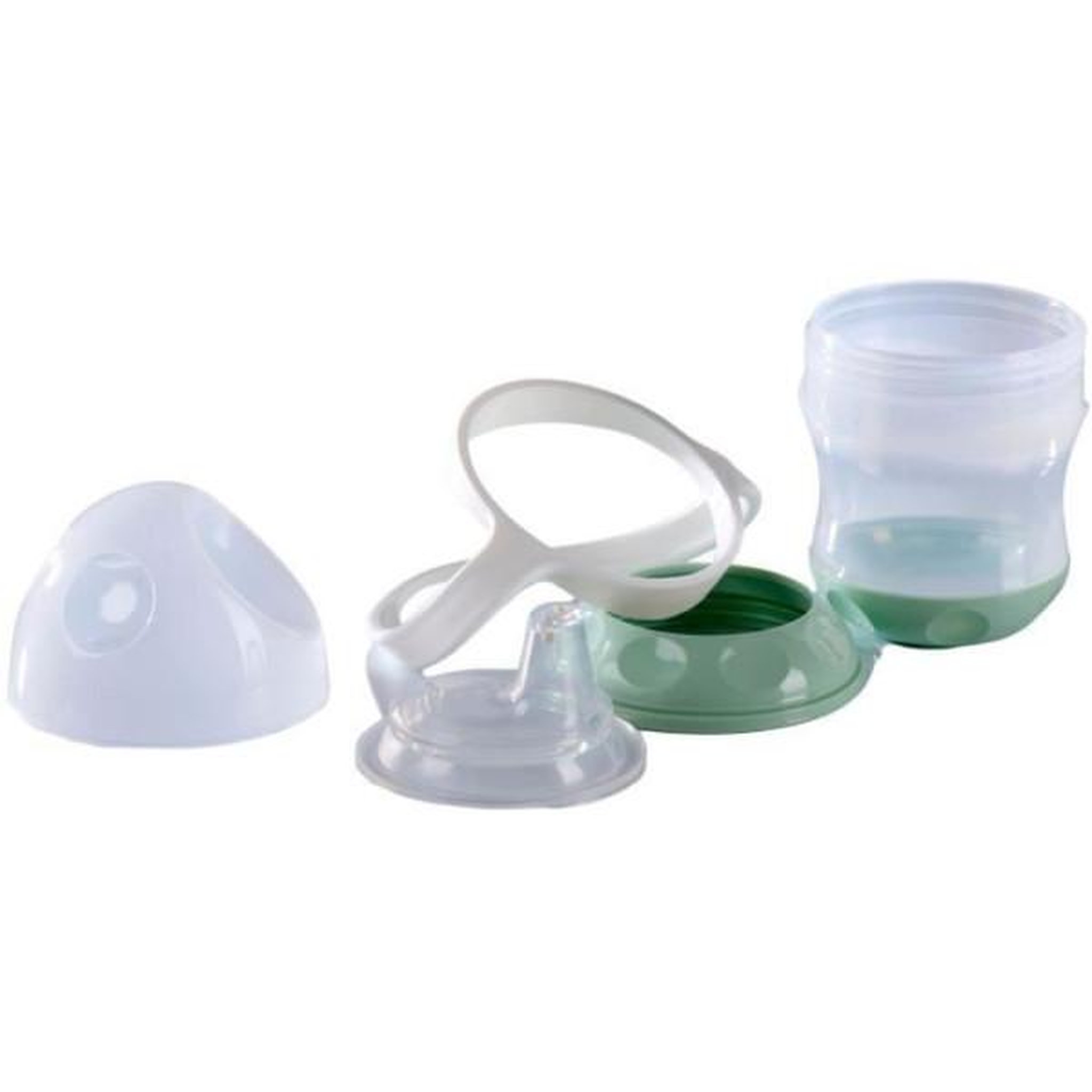 Voir la diapositive 4 : THERMOBABY Tasse anti-fuites - THERMOBABY - Vert Céladon - 180 ml - Ergonomique et hygiénique