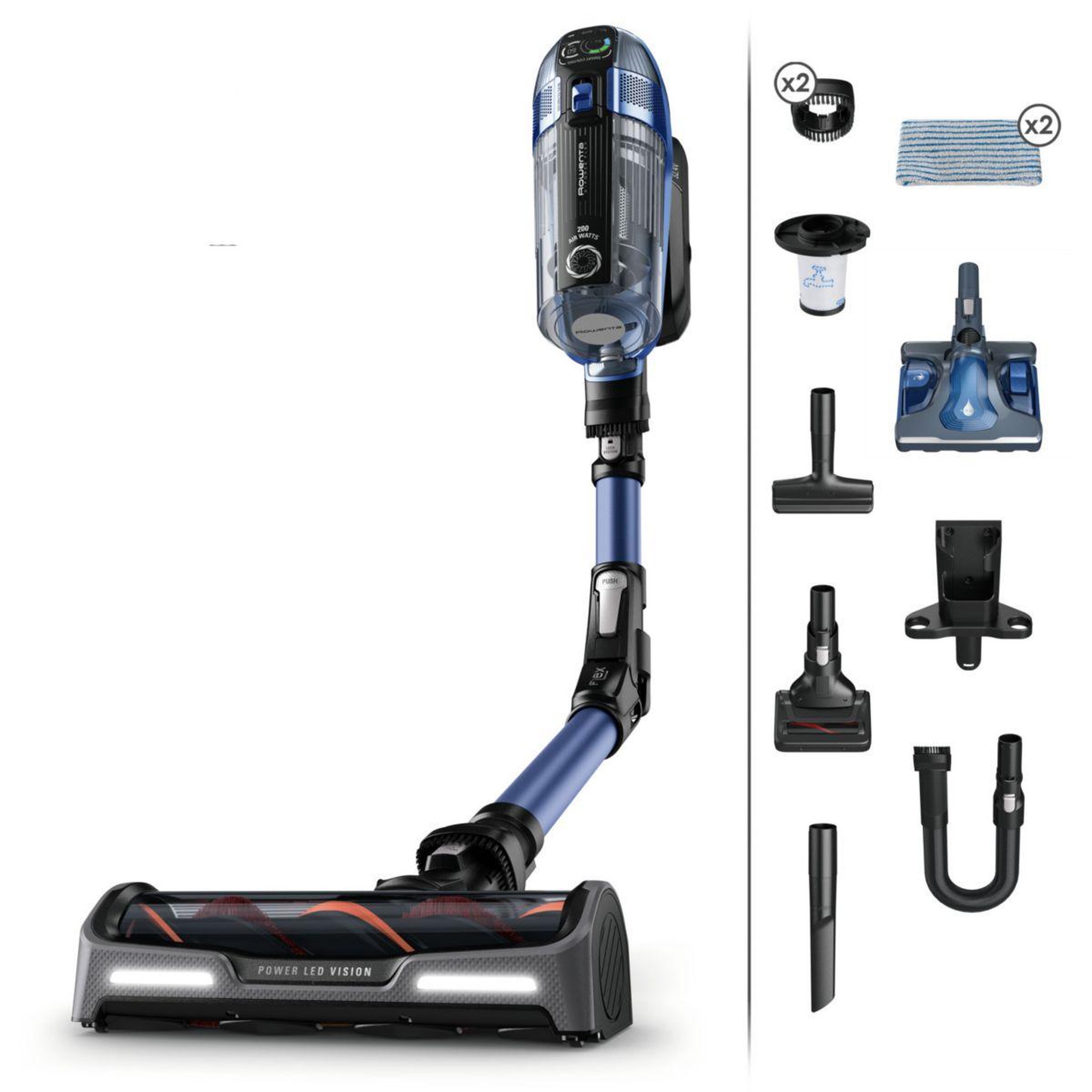 ROWENTA Aspirateur balai x force flex 14.60 aqua auto yy5508fe