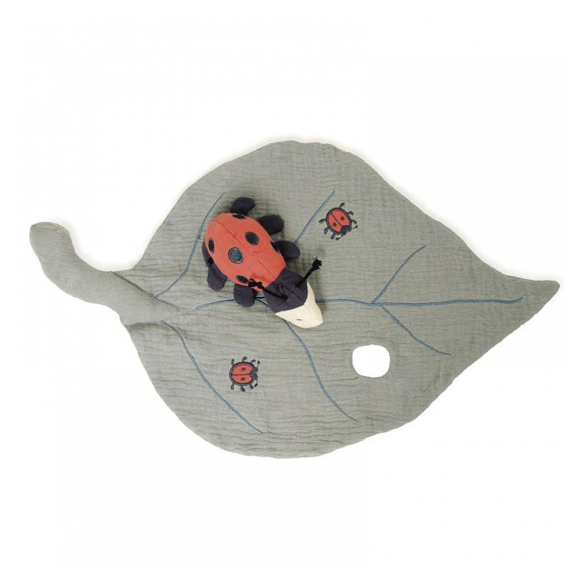 EGMONT TOYS Doudou coccinelle en gaze de coton