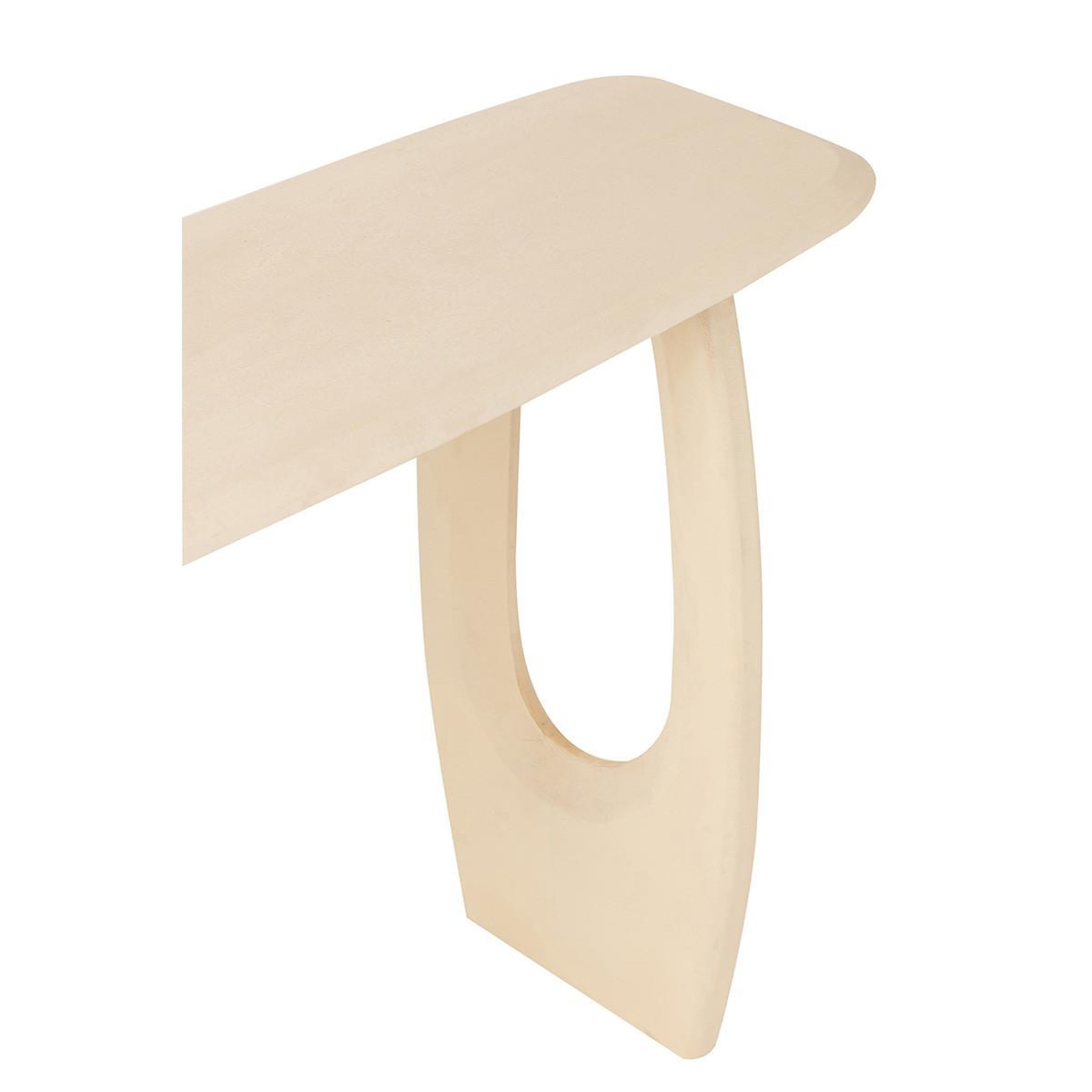Voir la diapositive 4 : J-LINE Console design en bois  cave  120cm beige
