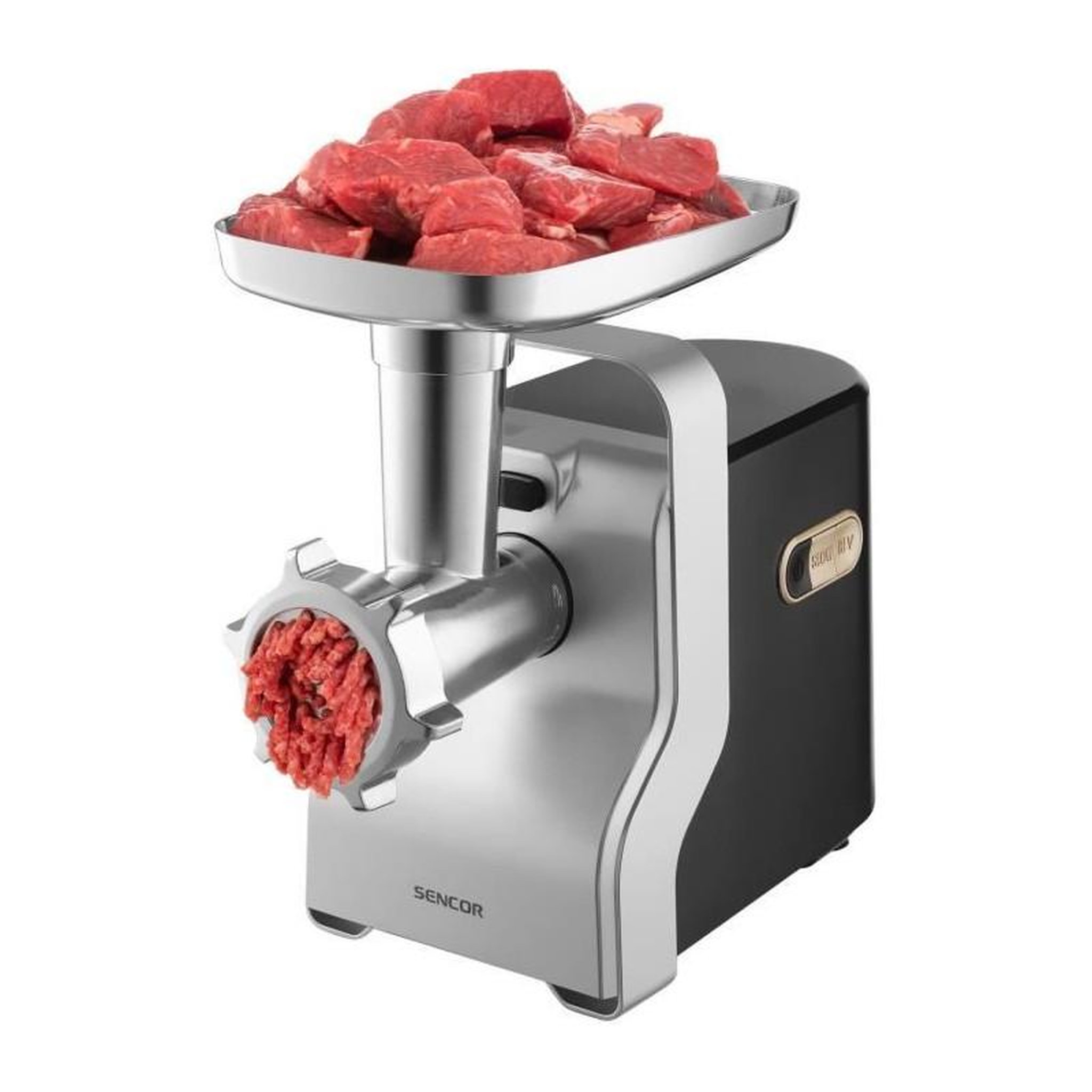Voir la diapositive 6 : SENCO Hachoir a viande - SENCOR - SMG 6400SL - 700 W - Noir / Argent