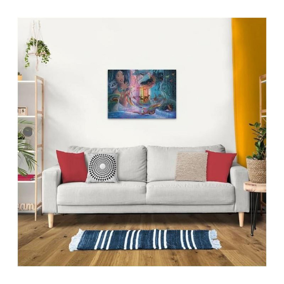 RAVENSBURGER Puzzle 1000 pieces Pocahontas, Collection Disney Princesses, des 14 ans, Disney, 12001344, Ravensburger