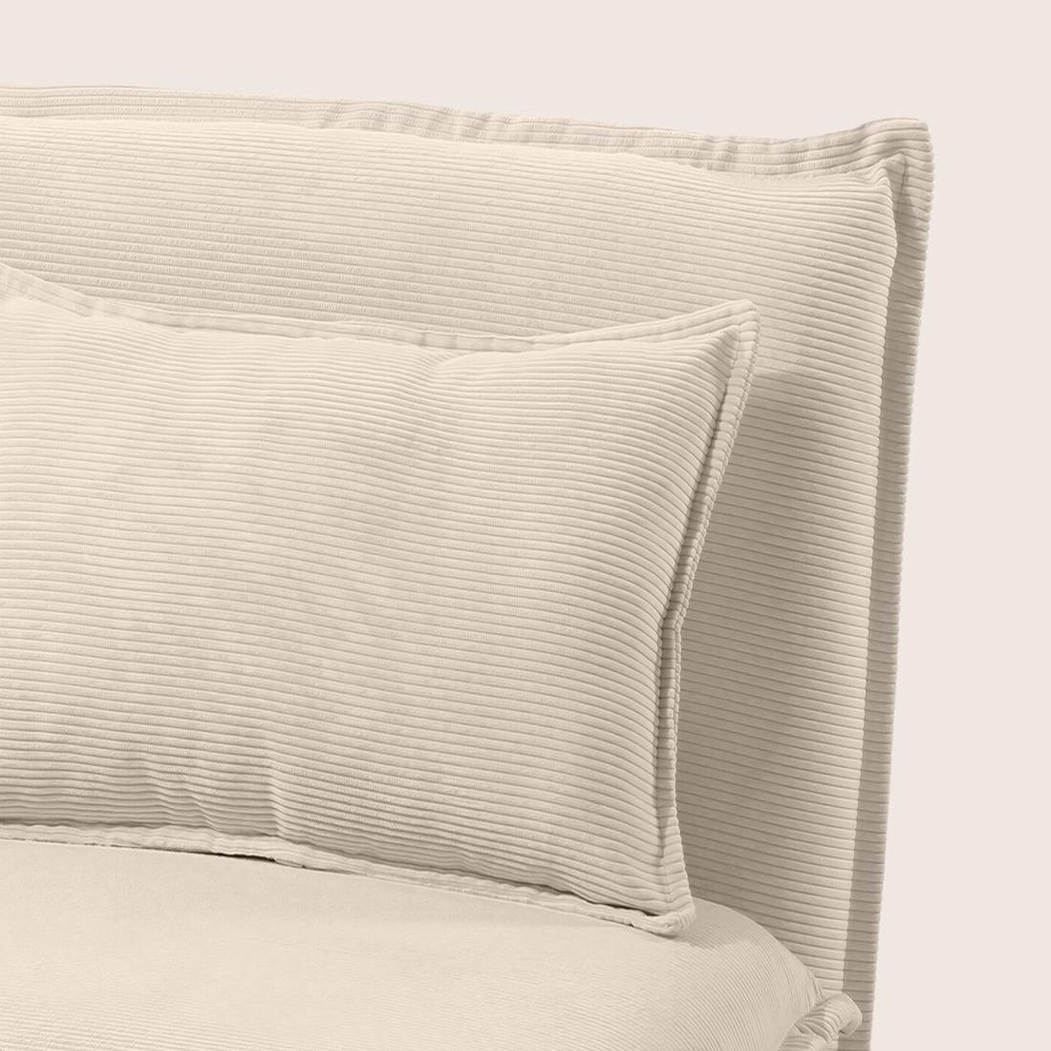 Voir la diapositive 6 : BEST MOBILIER Candice - banquette 2 places convertible clic-clac en velours côtelé