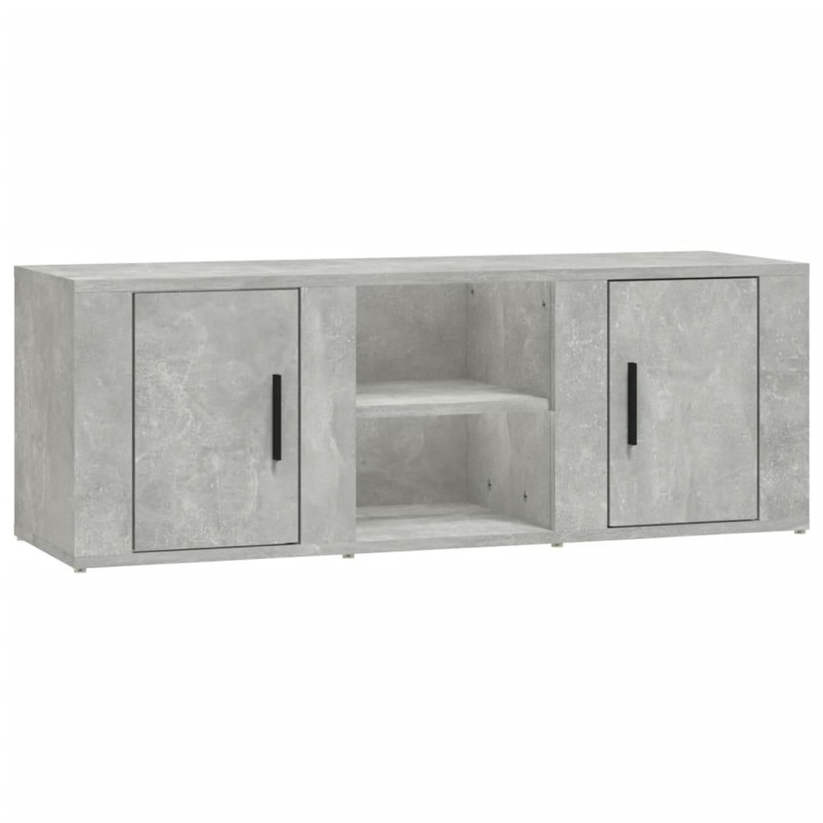 VIDAXL Meuble TV Gris beton 100x31,5x35 cm Bois d'ingenierie