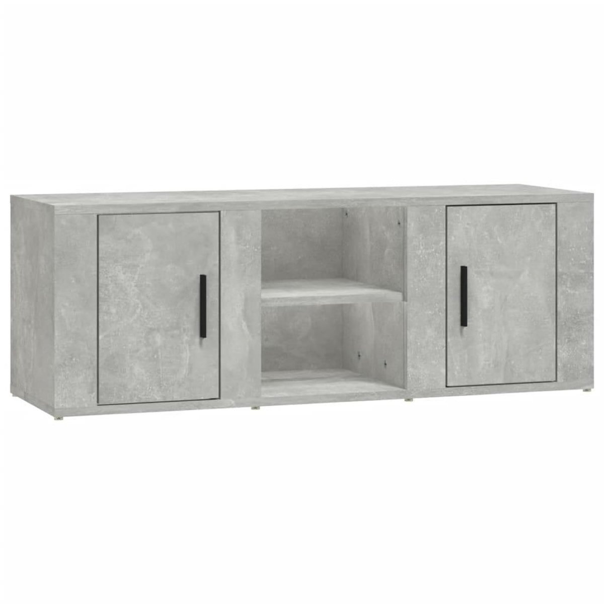 VIDAXL Meuble TV Gris beton 100x31,5x35 cm Bois d'ingenierie