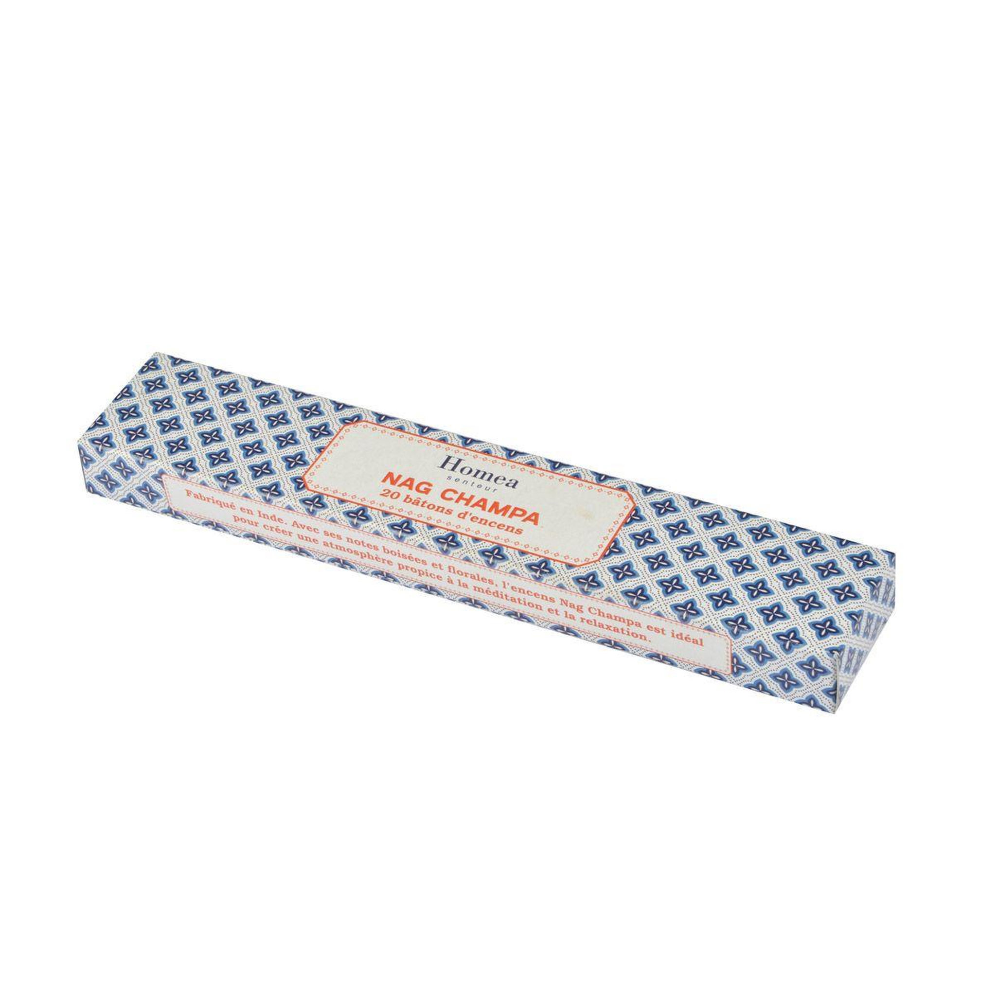 Voir la diapositive 2 : HOMEA Lot de 20 bâtons d'encens  boisé  21cm nag champa