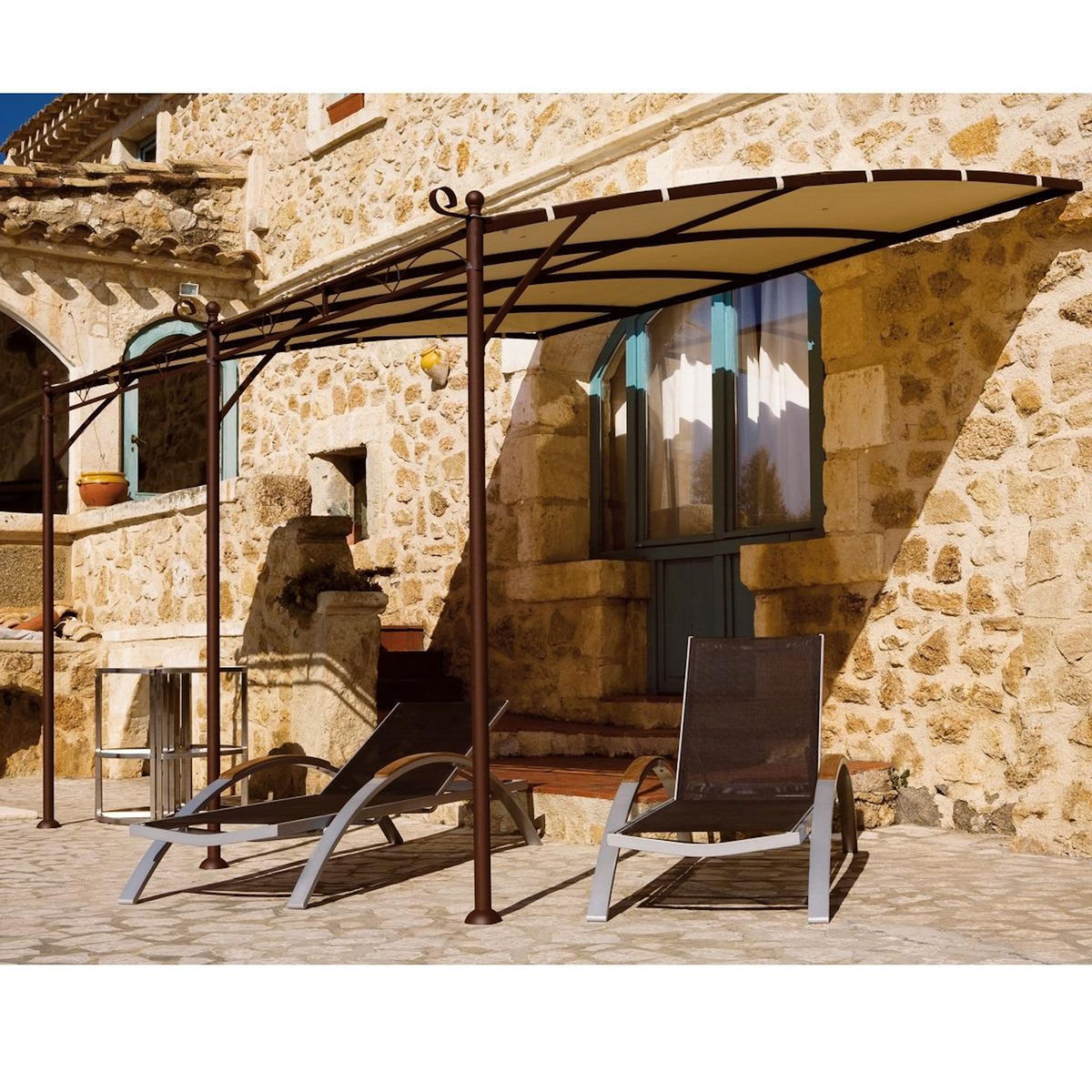 Tonnelle murale - Acier - 3x4m - ILLUSION