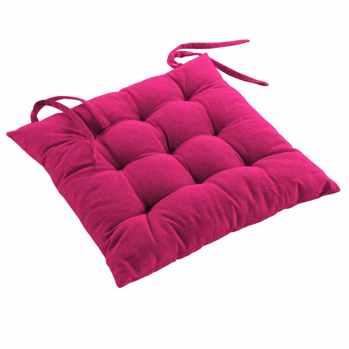 Paris Prix Coussin de Chaise  Mistral  40x40cm Fuchsia