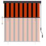 Voir la diapositive 3 : VIDAXL Store roulant d'exterieur 140x250 cm Orange et marron
