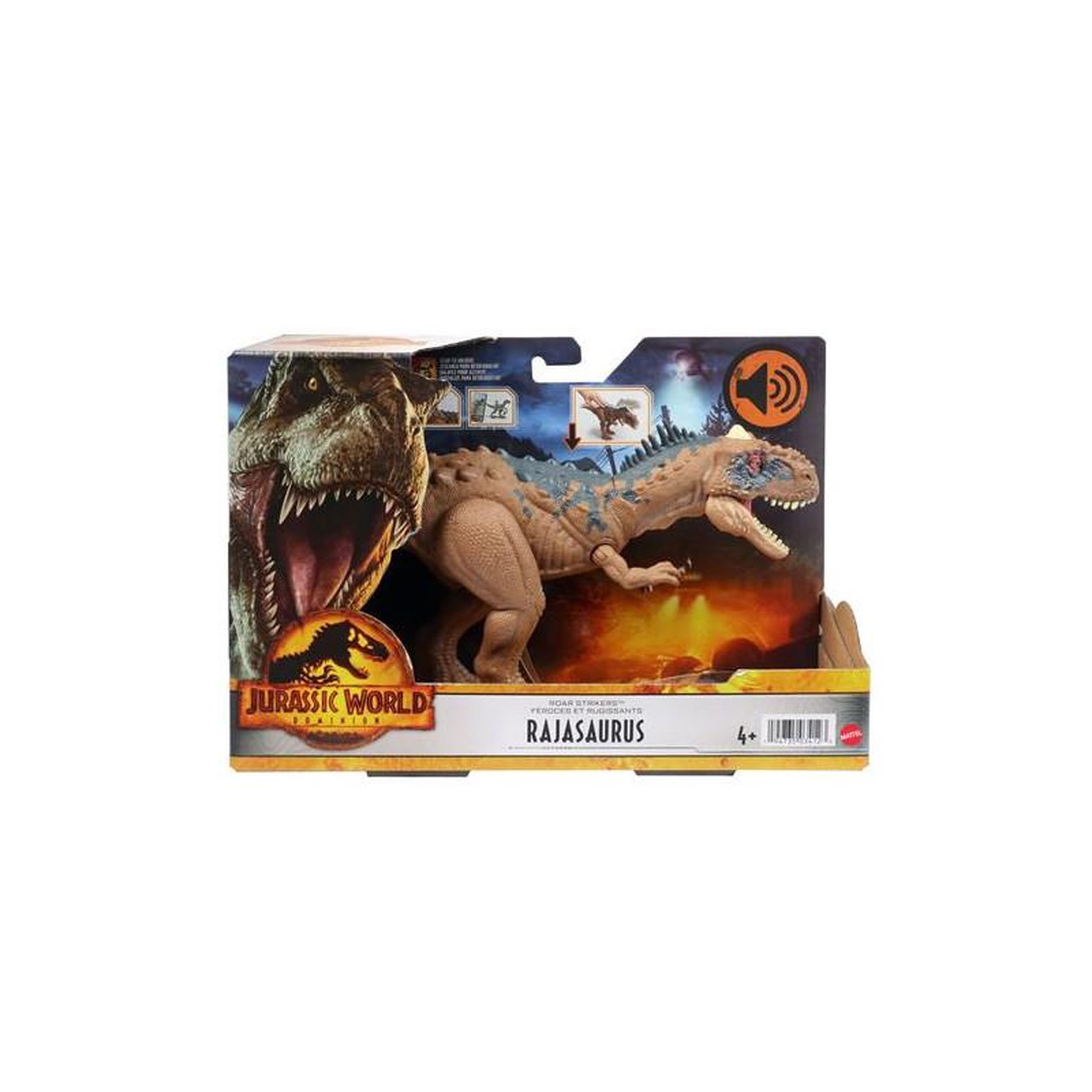 JURASSIC Figurine Jurassic World Rajasaurus Sonore