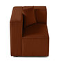 Voir la diapositive 1 : LISA DESIGN Arty - module d'assise gauche - en velours côtelé