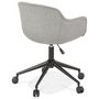 Voir la diapositive 4 : Paris Prix Chaise de Bureau Design  Alma  80cm Gris