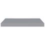 Voir la diapositive 4 : VIDAXL Etageres murales flottantes 4 pcs Gris 60x23,5x3,8 cm MDF