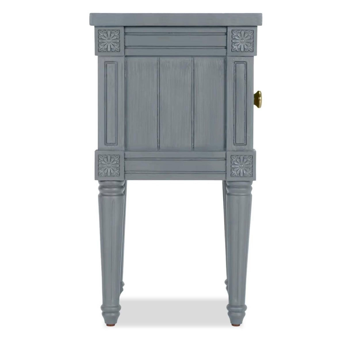 Paris Prix Lot de 2 Tables de Chevet  Franky  58cm Gris Bleu