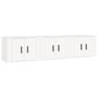 Voir la diapositive 2 : VIDAXL Meubles TV muraux 3 pcs blanc 57x34,5x40 cm