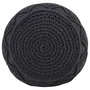 Voir la diapositive 3 : VIDAXL Pouf fait a la main en macrame Anthracite 45x30 cm Coton