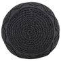 Voir la diapositive 3 : VIDAXL Pouf fait a la main en macrame Anthracite 45x30 cm Coton