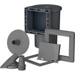 GRE Ensemble skimmer pour piscines acier GRE - Gris