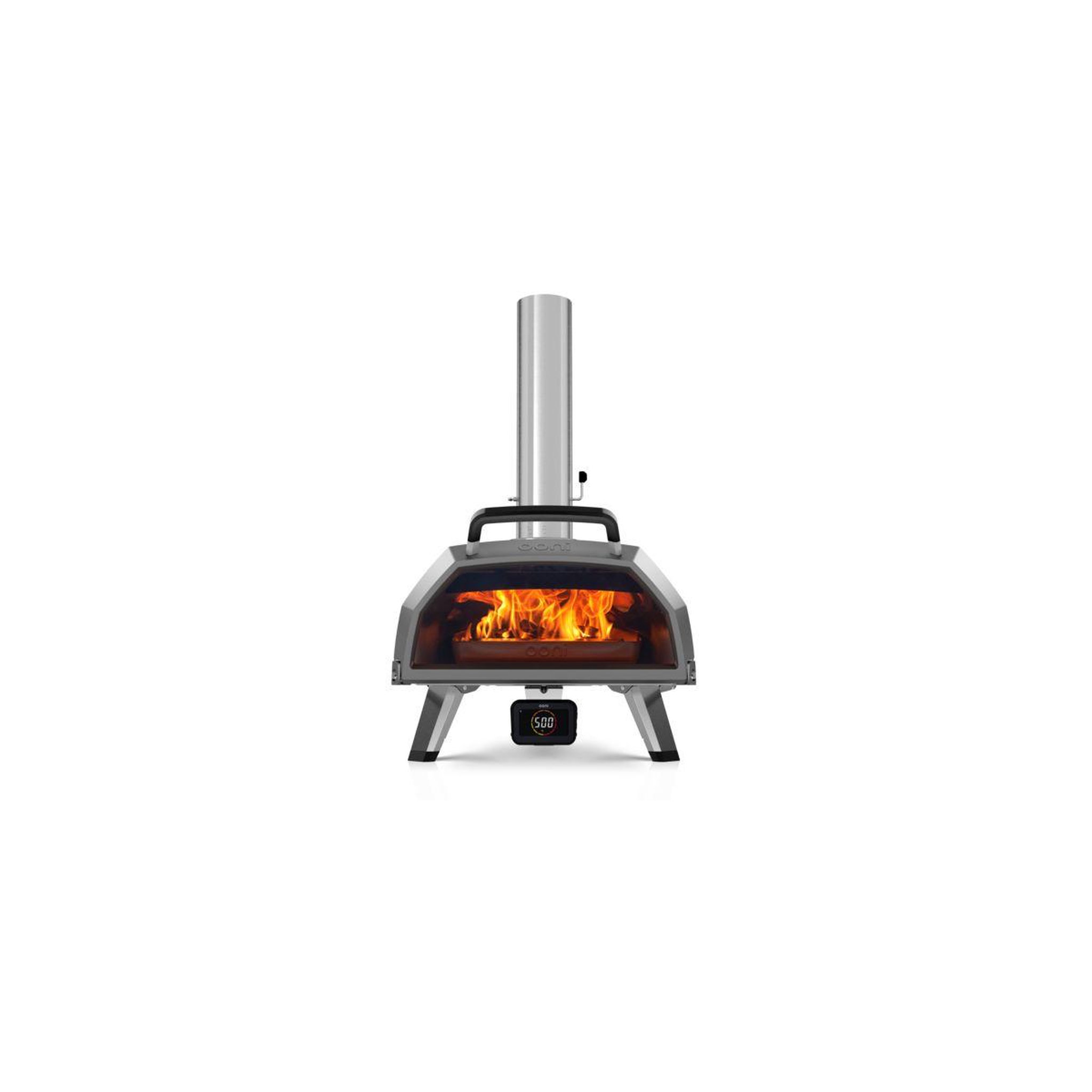 OONI Four à pizza bois Karu 2 Pro noir multicombustible pizza 40cm préchauffage 15 min, de 110 à 500°C, thermostat digital