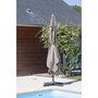 Voir la diapositive 2 : DCB GARDEN Parasol excentré NOVA 3x3 m