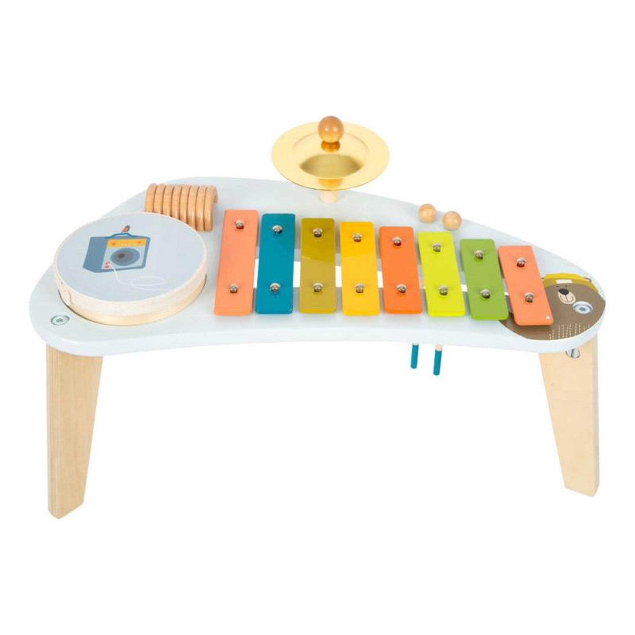 SMALL FOOT Small Foot - Wooden Music Table Groovy Beats 12255
