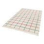 Voir la diapositive 2 : SWEEEK Tapis intérieur shaggy motif quadrillage multicolore avec franges Edward