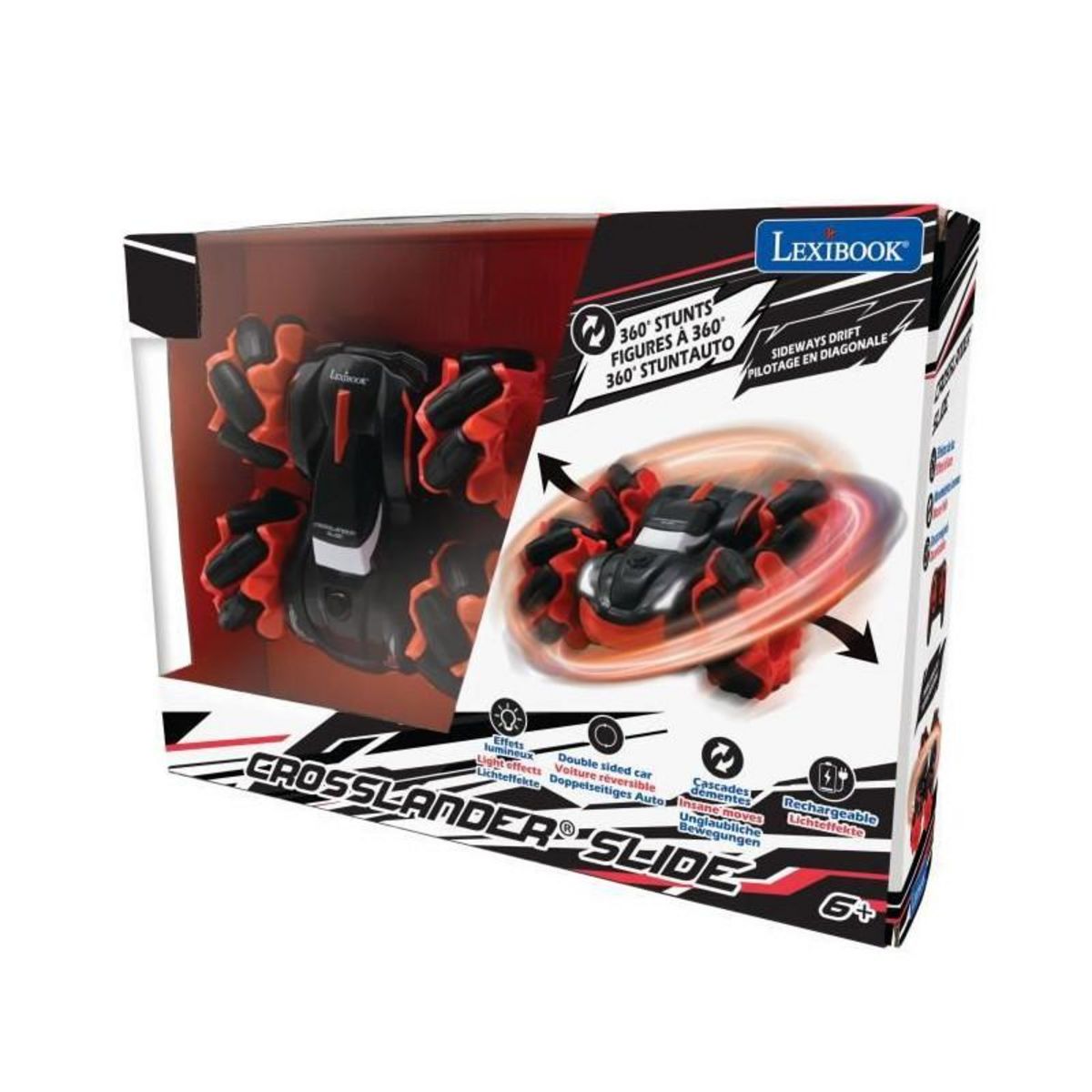 Lexibook Crosslander Slide, double face rotation à 360°