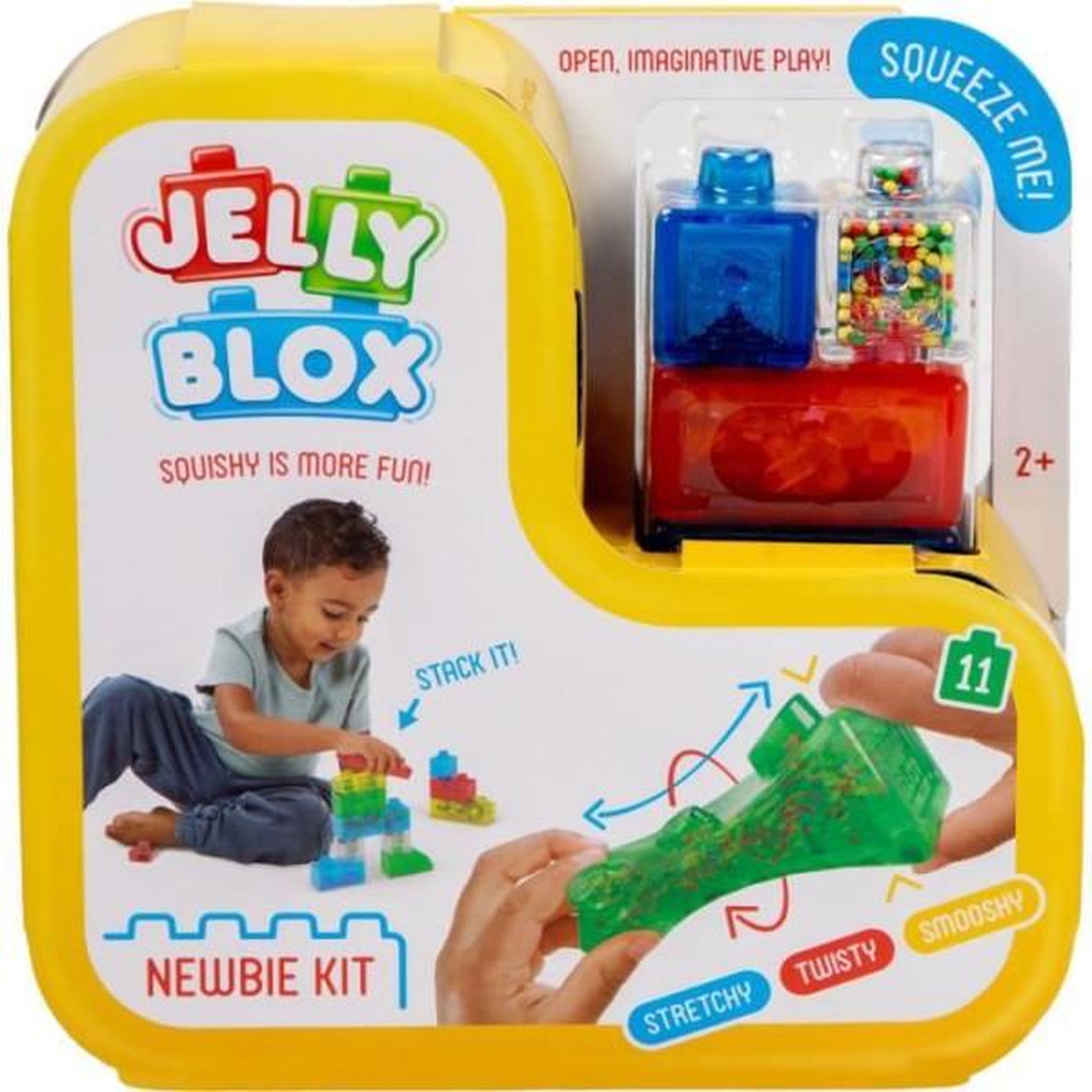Voir la diapositive 1 : GOLIATH Jeu de construction - GOLIATH - Jelly Blox Newbie Kit - Blocs souples et tactiles des 2 ans