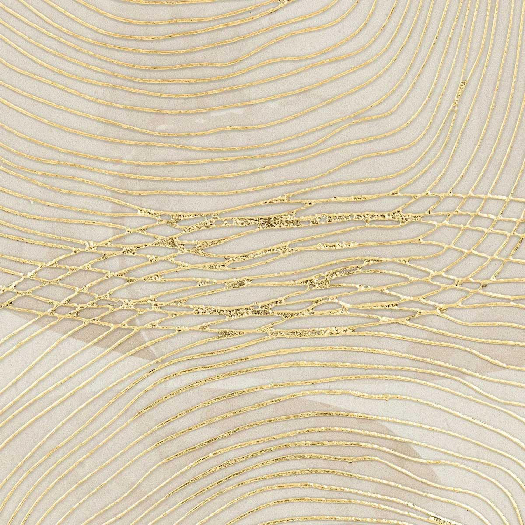 Voir la diapositive 3 : ATMOSPHERA Tableau imprimé déco  elin  50x70cm beige & doré