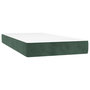Voir la diapositive 2 : VIDAXL Matelas de lit a ressorts ensaches Vert fonce 80x200x20 cm