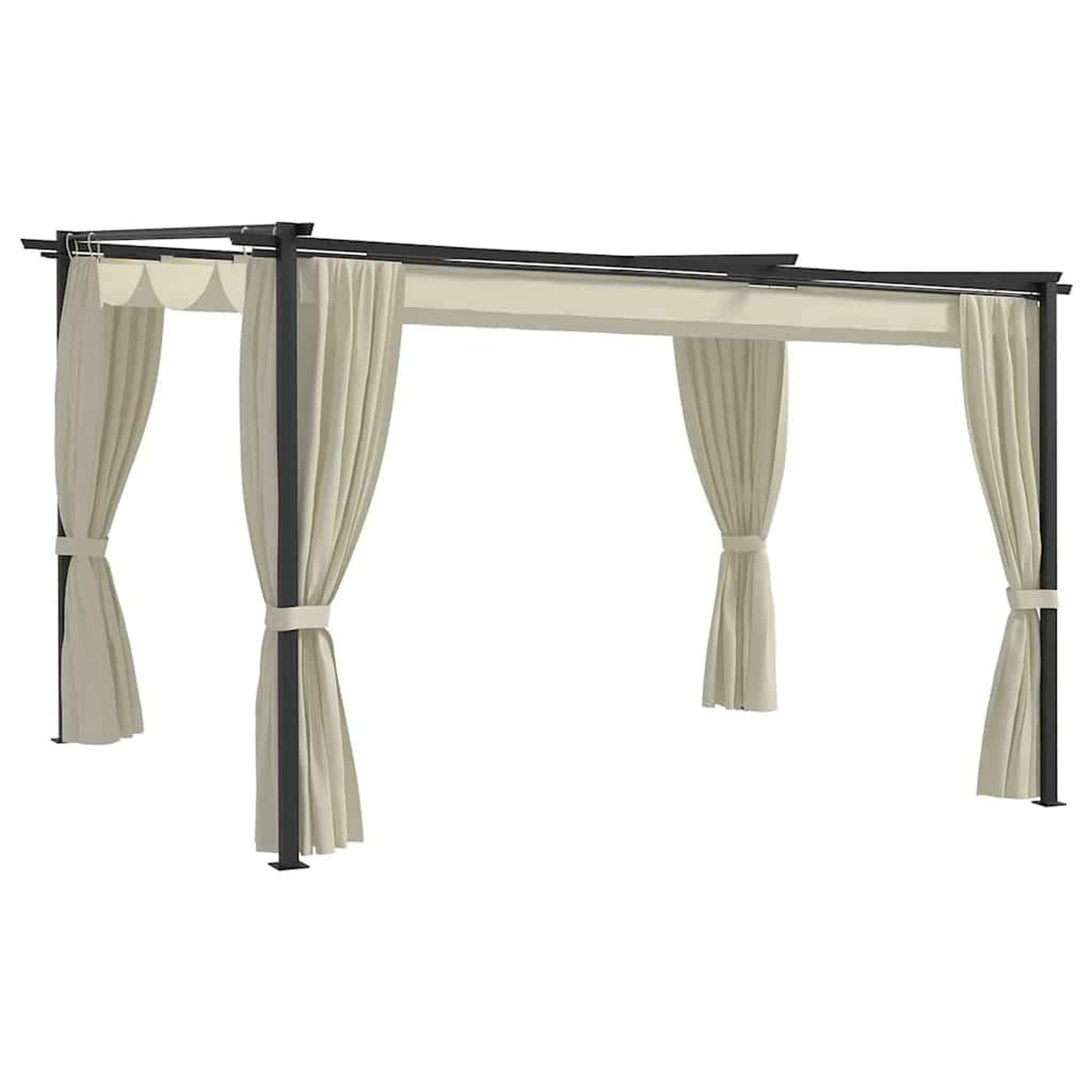 VIDAXL Belvedere 4x3 m creme