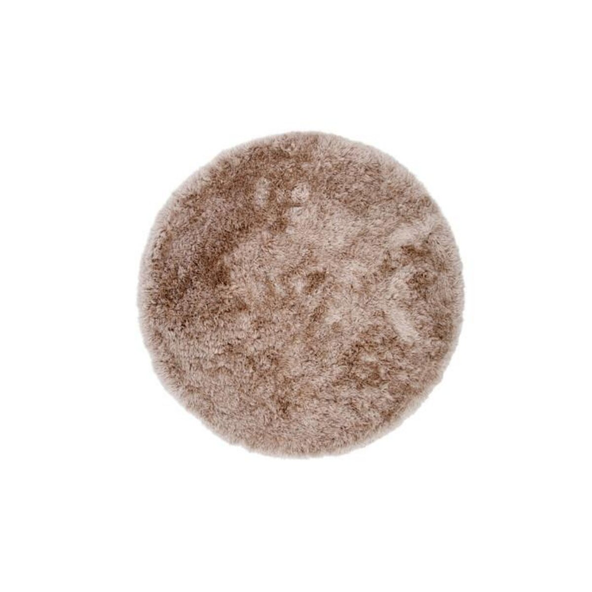 Paris Prix Tapis Rond Design  Grace  200cm Beige