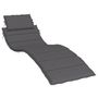Voir la diapositive 2 : VIDAXL Coussin de chaise longue anthracite 186x58x3 cm tissu oxford