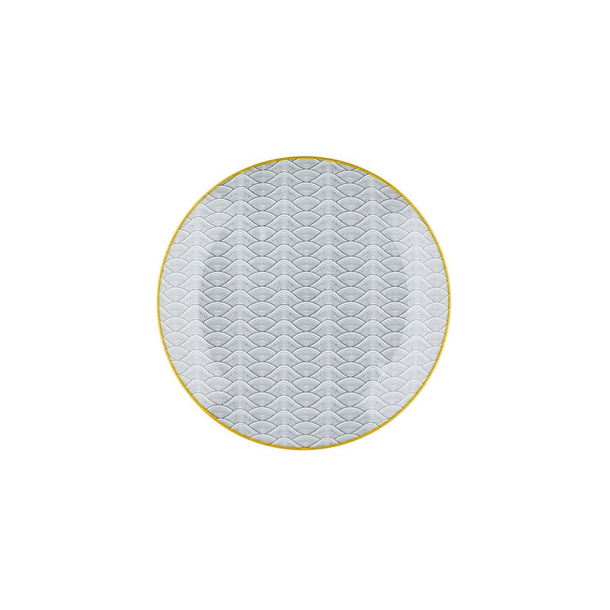 BJORN Assiette PATTERN Ø21cm - 6 pièces - Eclipse