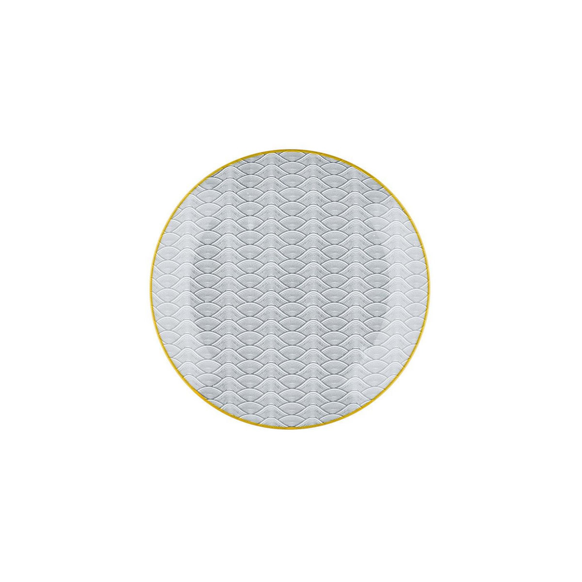 BJORN Assiette PATTERN Ø21cm - 6 pièces - Eclipse