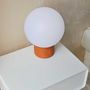 Voir la diapositive 6 : Lumisky Lampe de table touch effet beton orange LED TERRA Orange Terre cuite h25cm