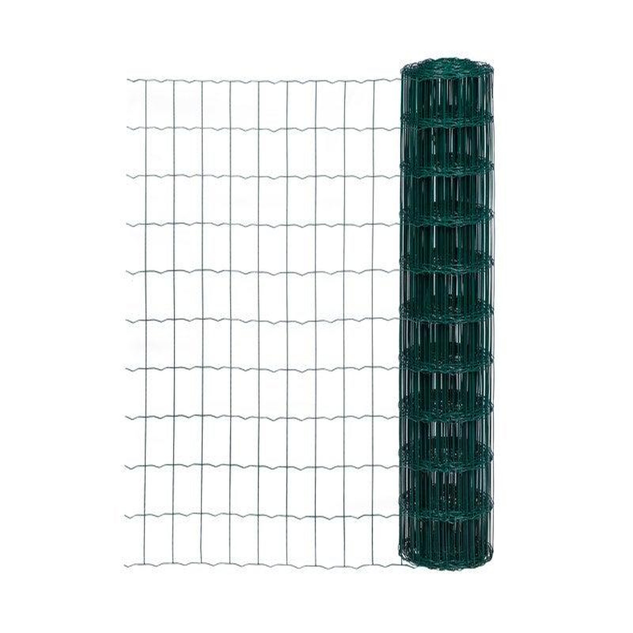 CENTRALE BRICO Grillage Superclos Plus vert, maille 100 x 50 mm, diam. 2.5 mm, H. 1.20 x L. 10 m