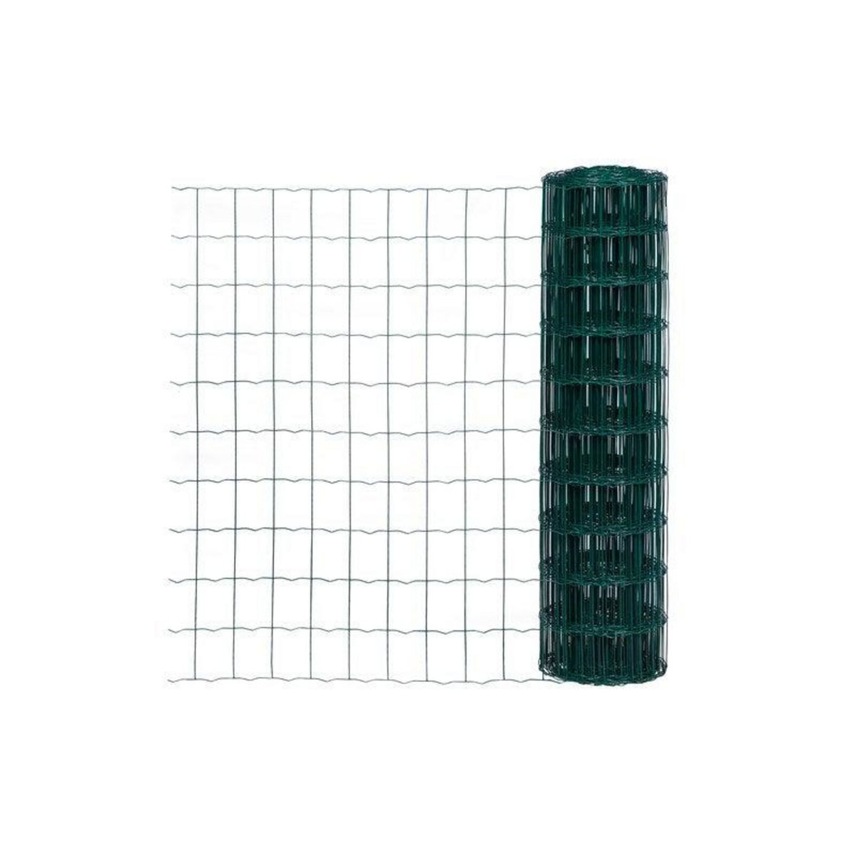 CENTRALE BRICO Grillage Superclos Plus vert, maille 100 x 50 mm, diam. 2.5 mm, H. 1.20 x L. 10 m